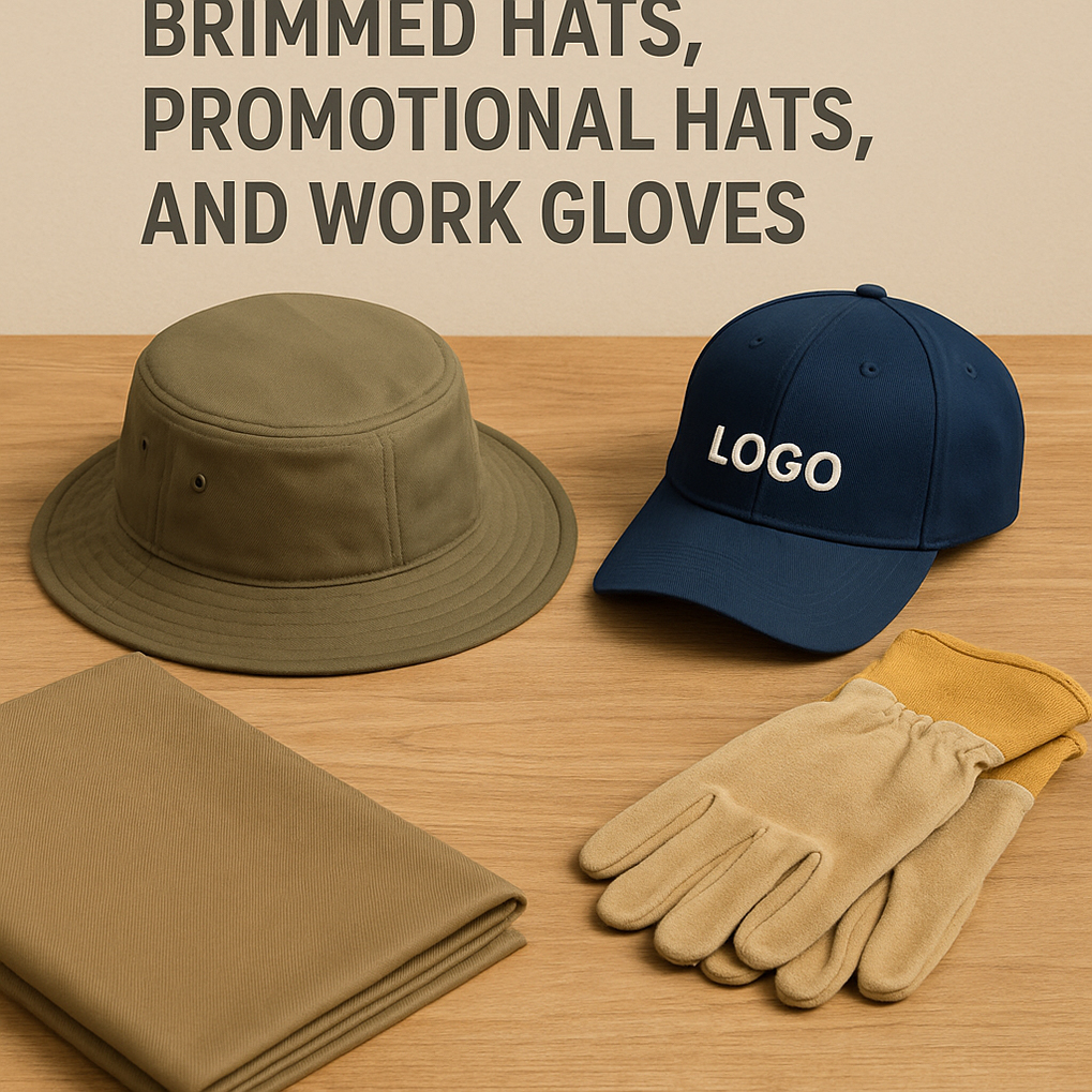 The Best Fabric for Sewing Brimmed Hats, Promotional Hats, and Work Gloves